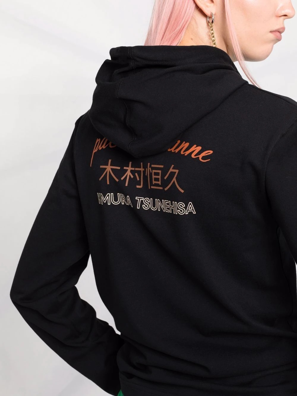 x Kimura Tsunehisa graphic-print hoodie - 5