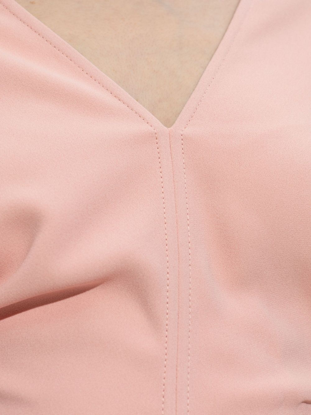 puff-sleeved midi dress - 5