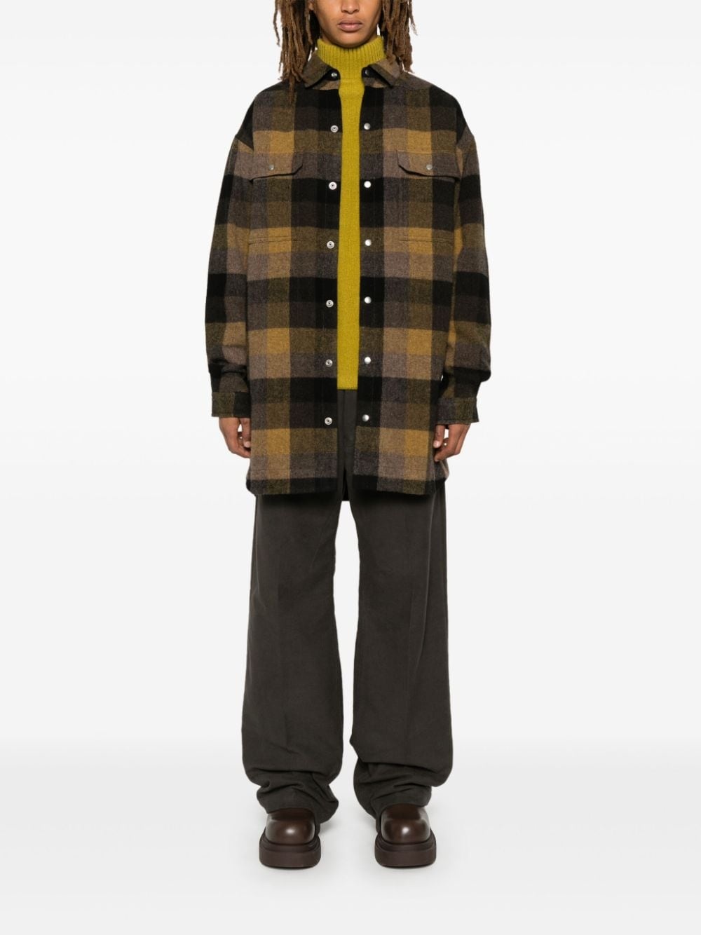 checked shirt - 2