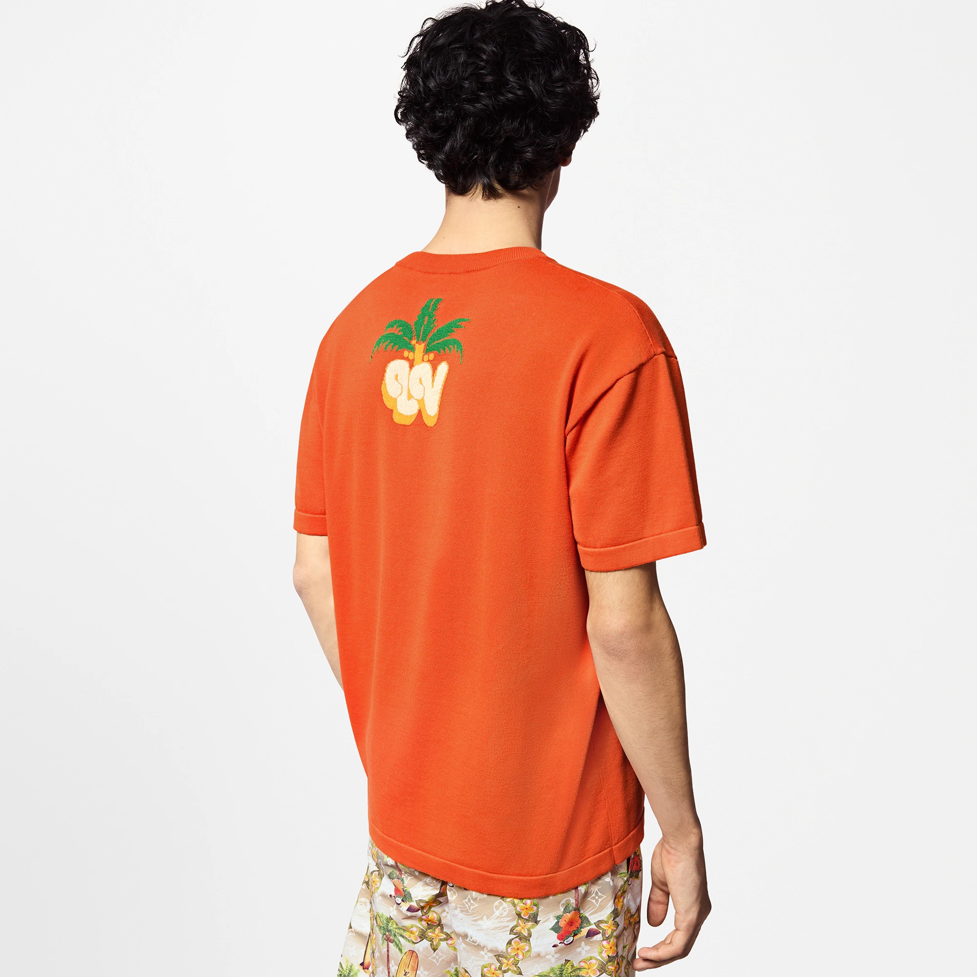 Short-Sleeved Cotton Crewneck - 5