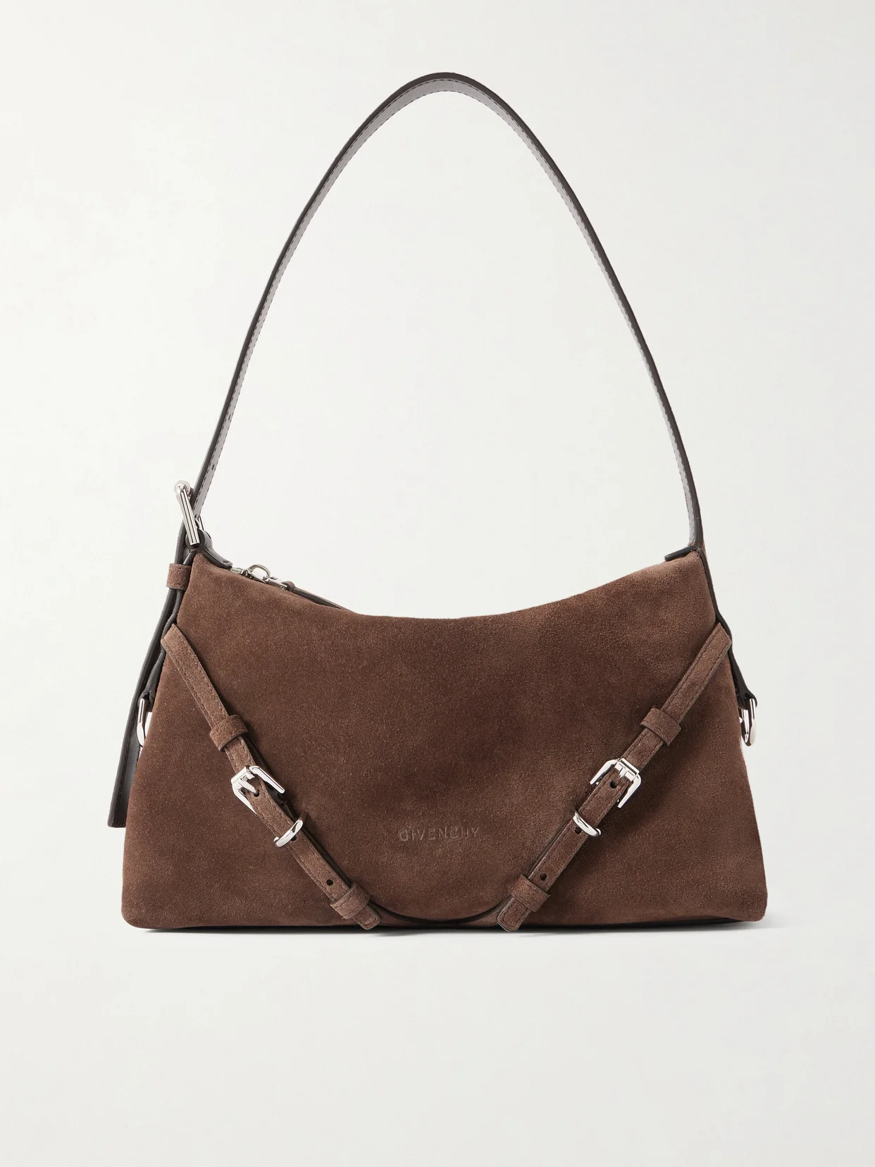 Voyou Suede Shoulder Bag - 1