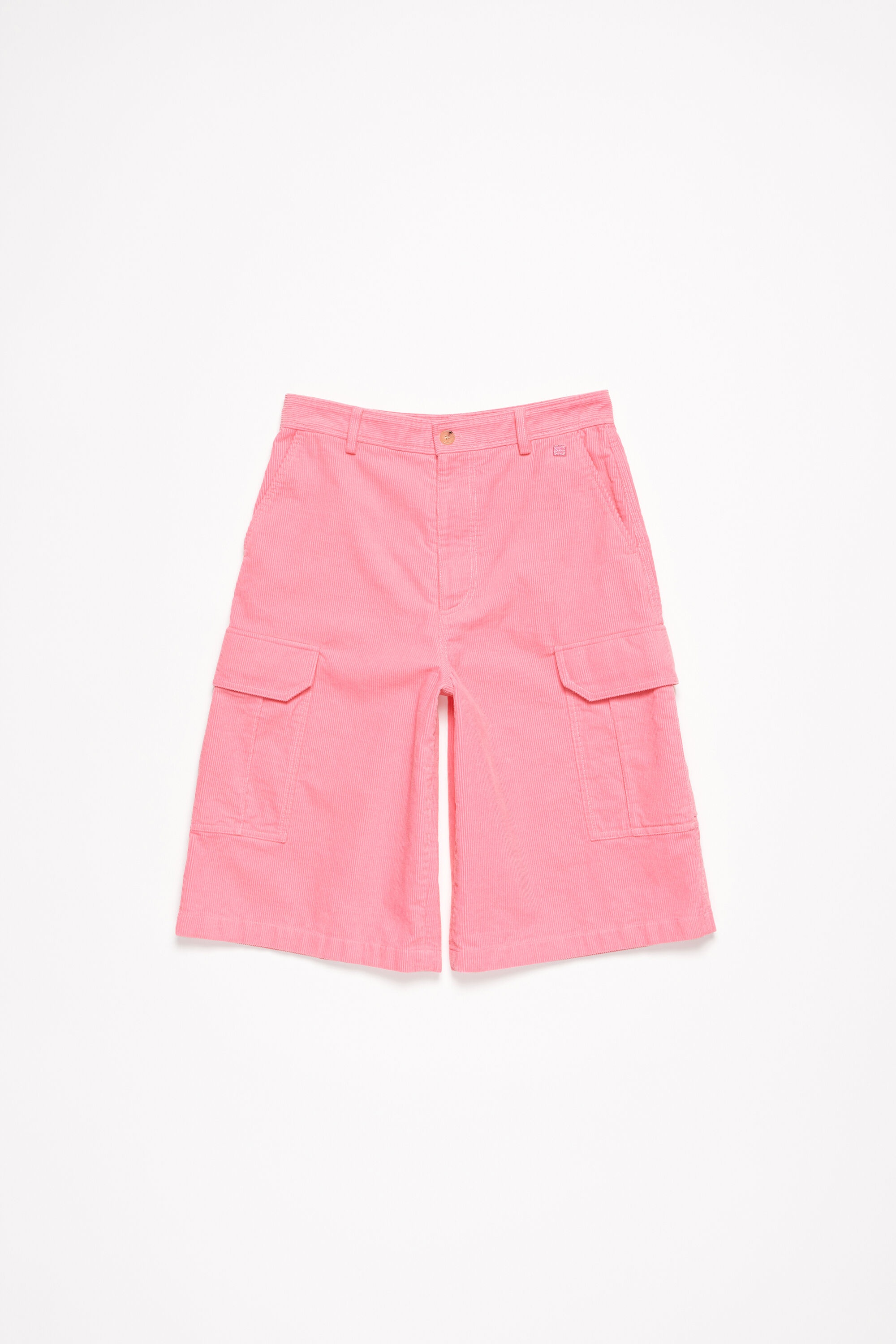 Corduroy shorts - Tango pink - 1