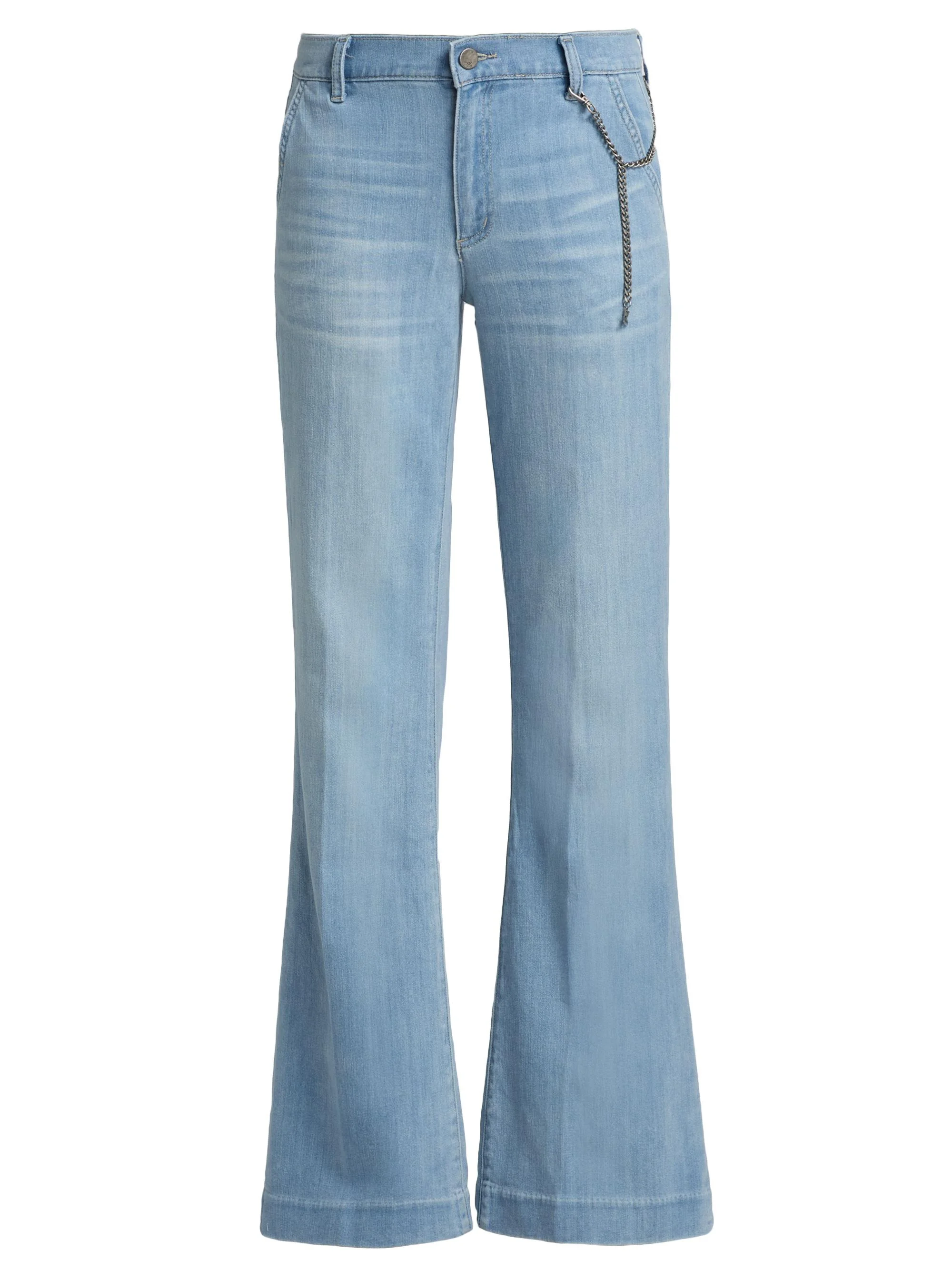 Women's Keren Chain Denim Pants - Light Indigo - 1