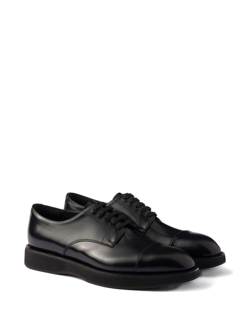 leather lace-up shoes - 2