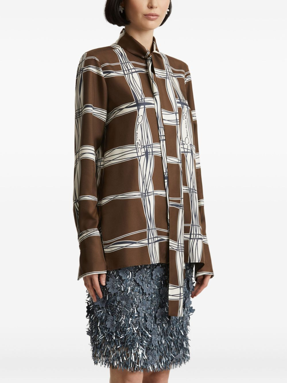 plaid-print shirt - 4