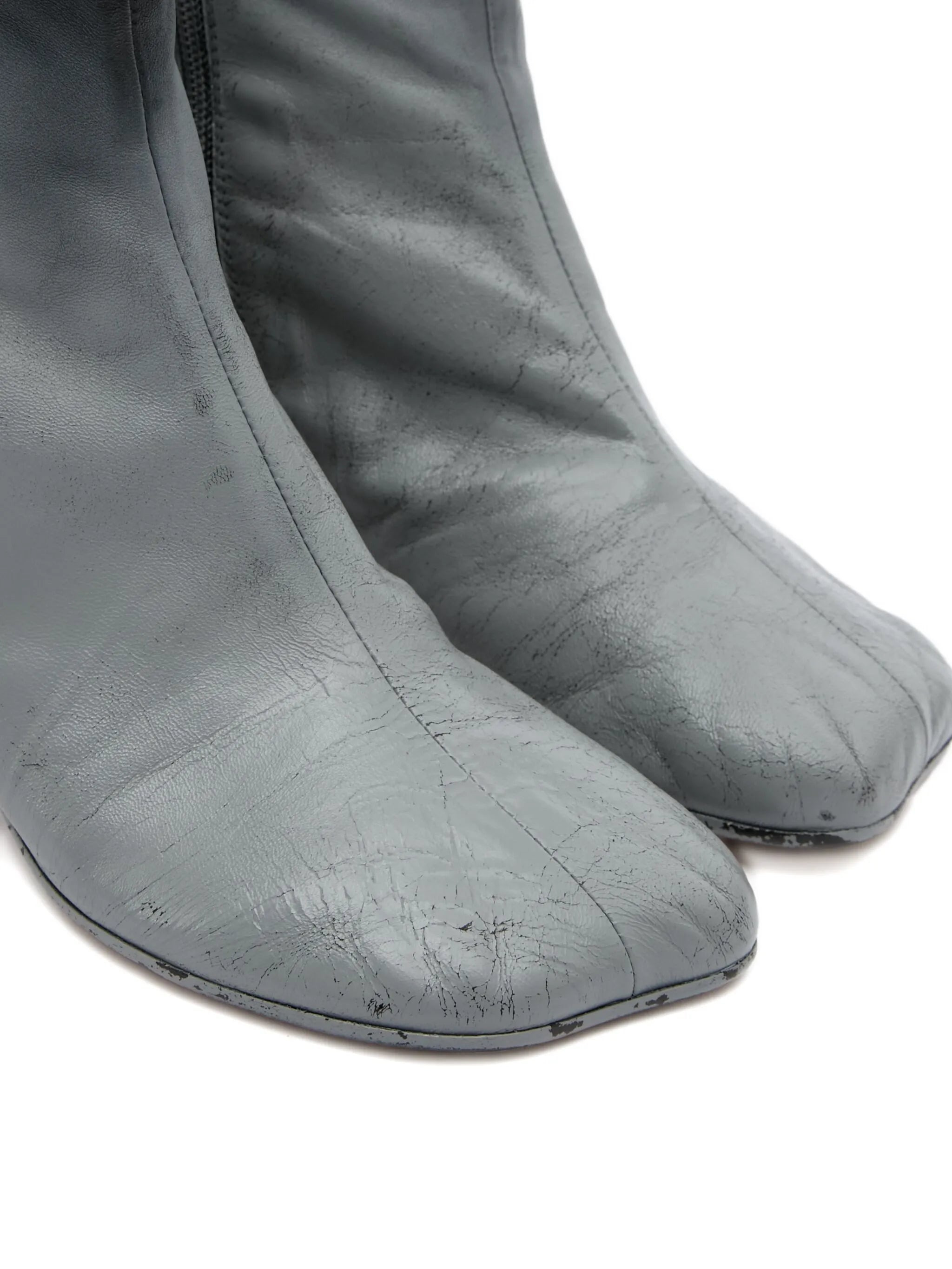 Mm6 Maison Margiela Leather Ankle Boots - 4