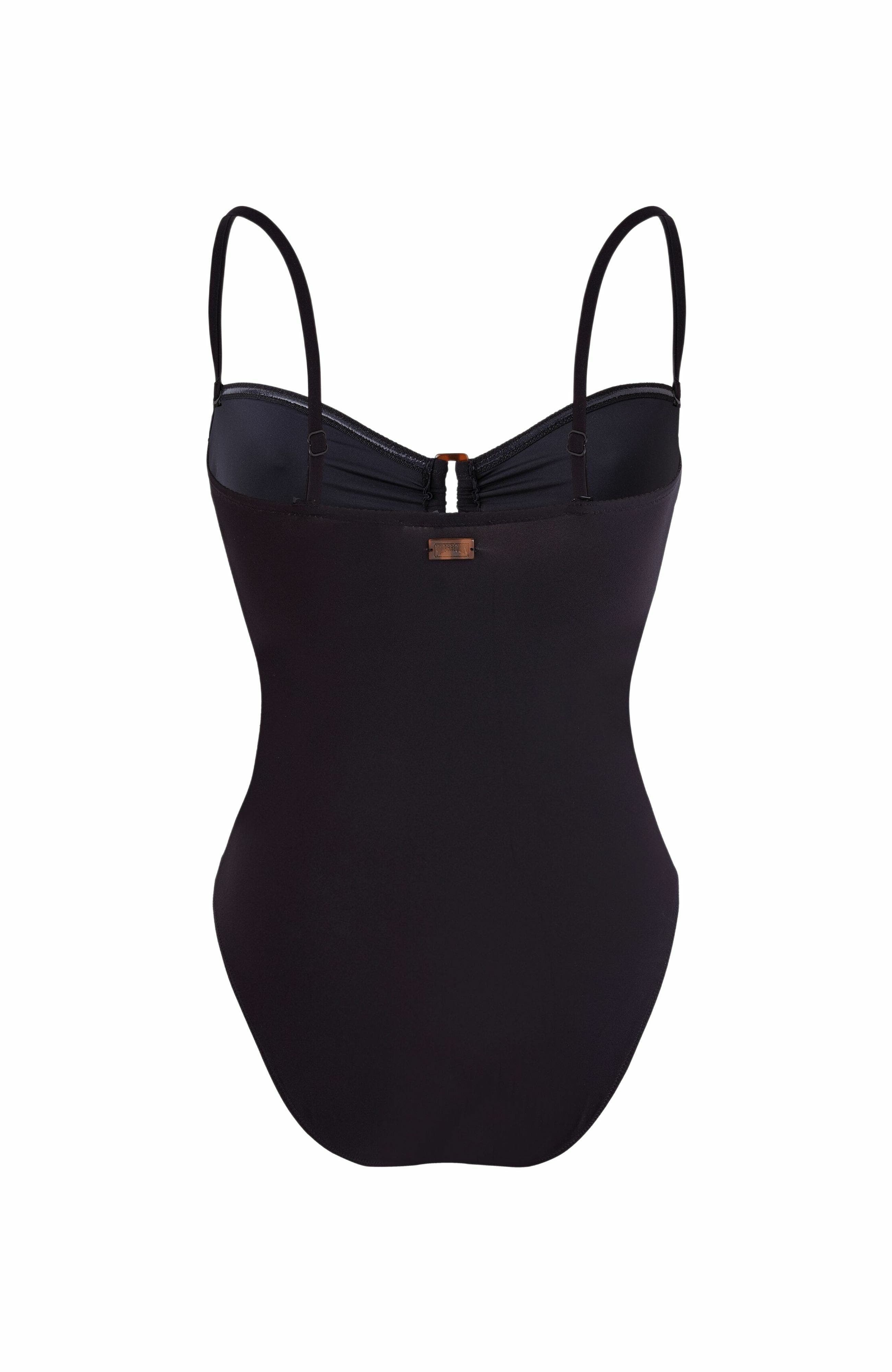 Vilebrequin Women's Solid Bandeau One-Piece Swimsuit in Noir at Nordstrom - 3