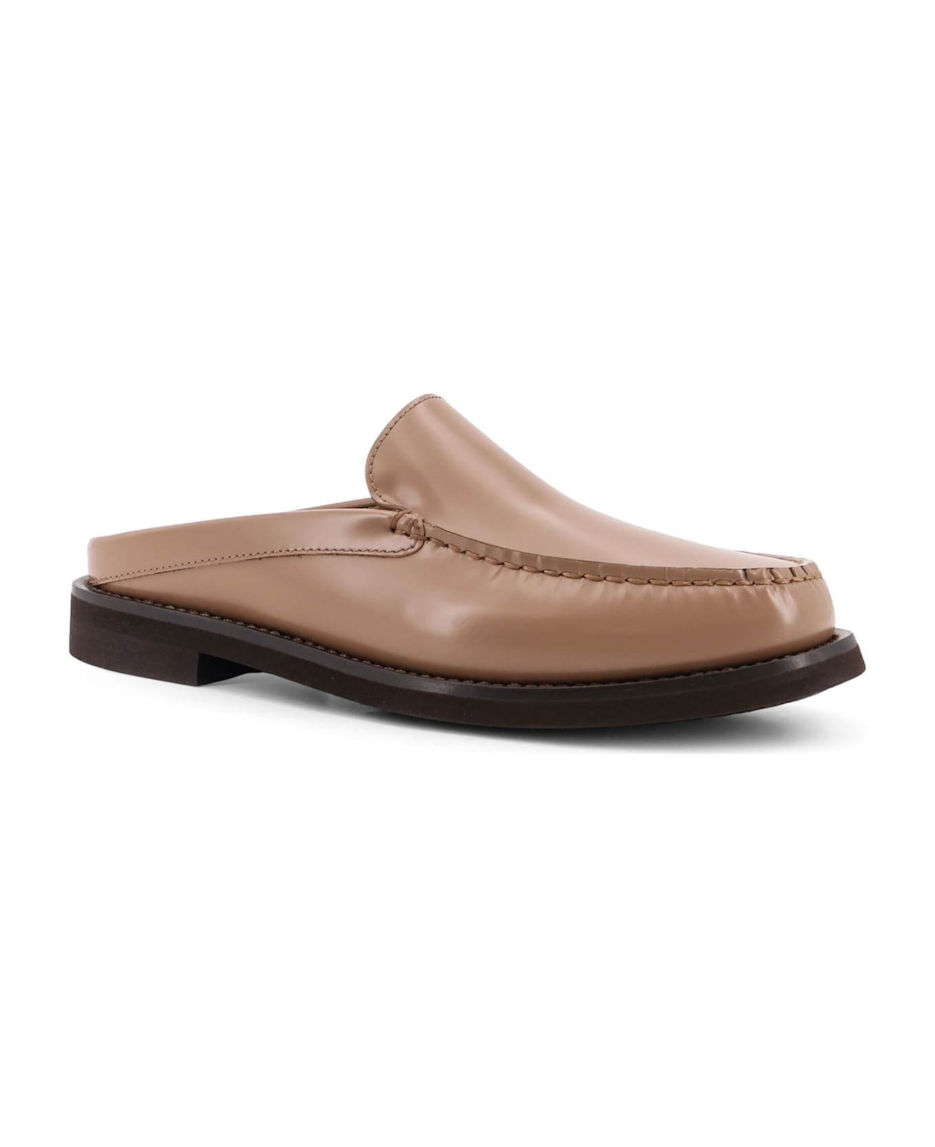 Leather Sabot Loafer - 2