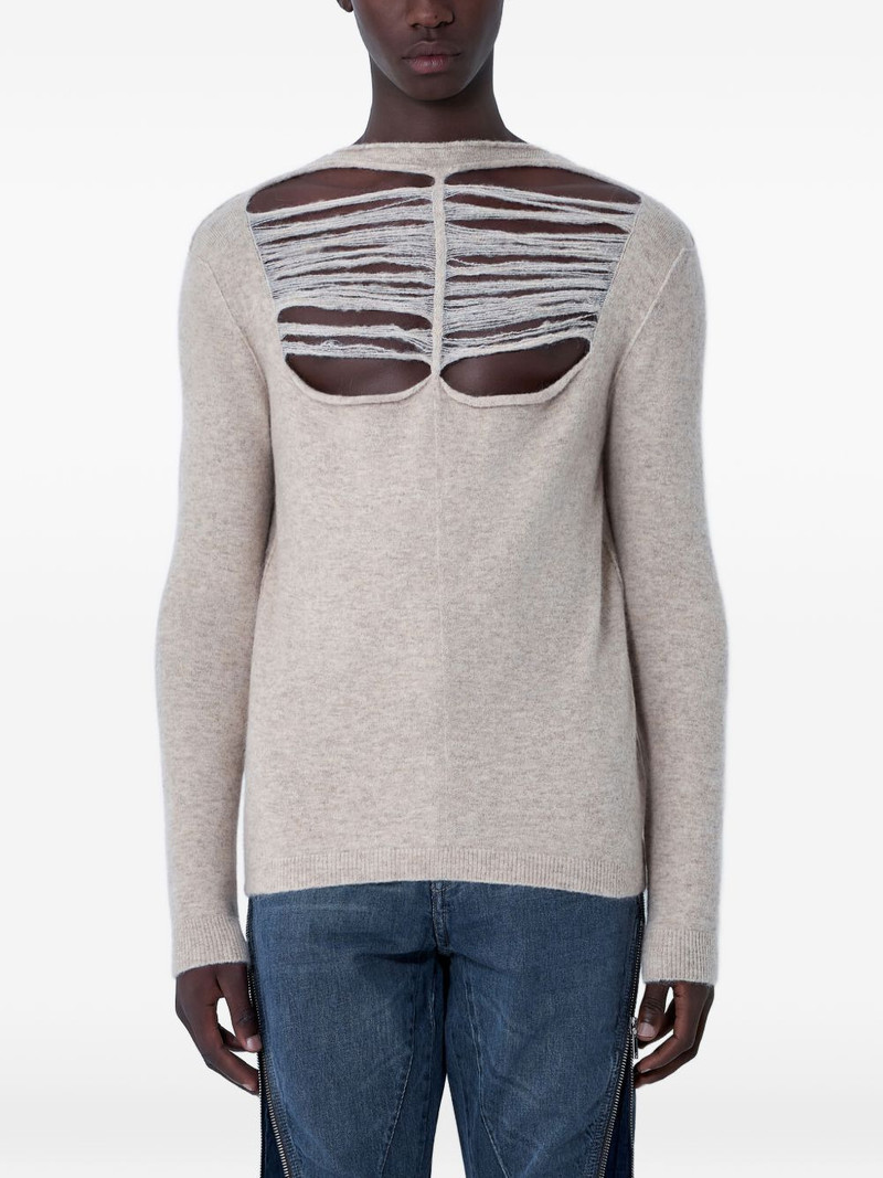 distressed sweater 1
