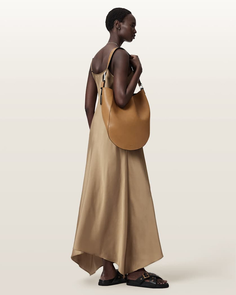 LUNA LEATHER HOBO SHOULDER BAG 5