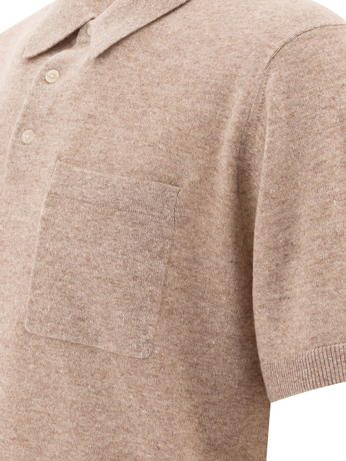 VINCe. - Vince. Linen, Wool And Chashmere Polo Shirt - 4