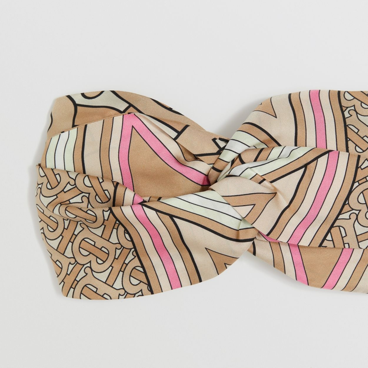 Montage Print Silk Headband - 2