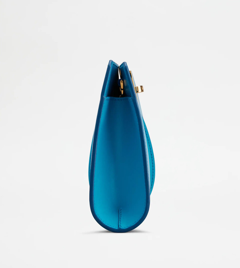TIMELESS CLUTCH BAG IN LEATHER SMALL - LIGHT BLUE 3