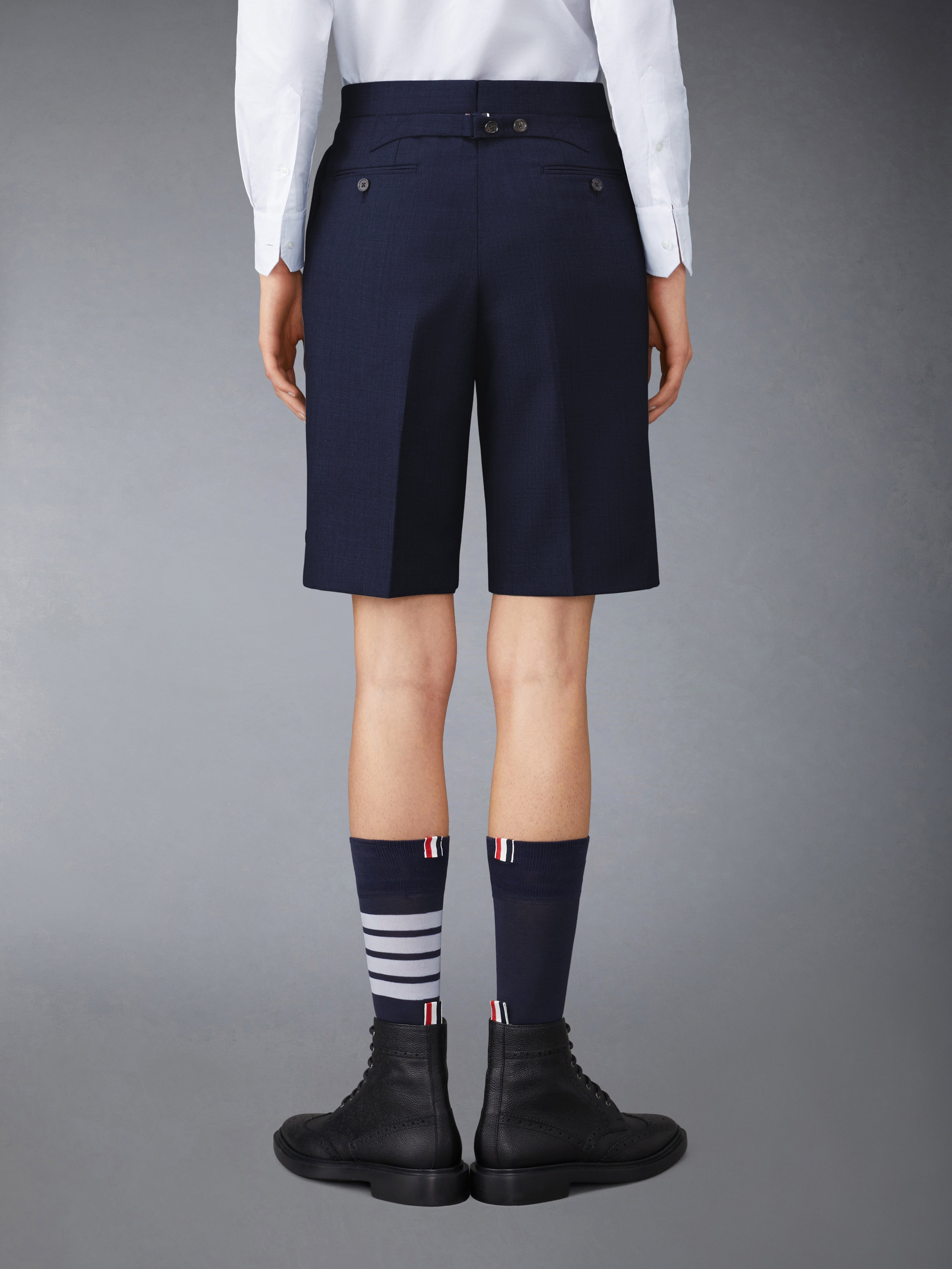 TWILL CLASSIC BACKSTRAP BERMUDA SHORTS - 2