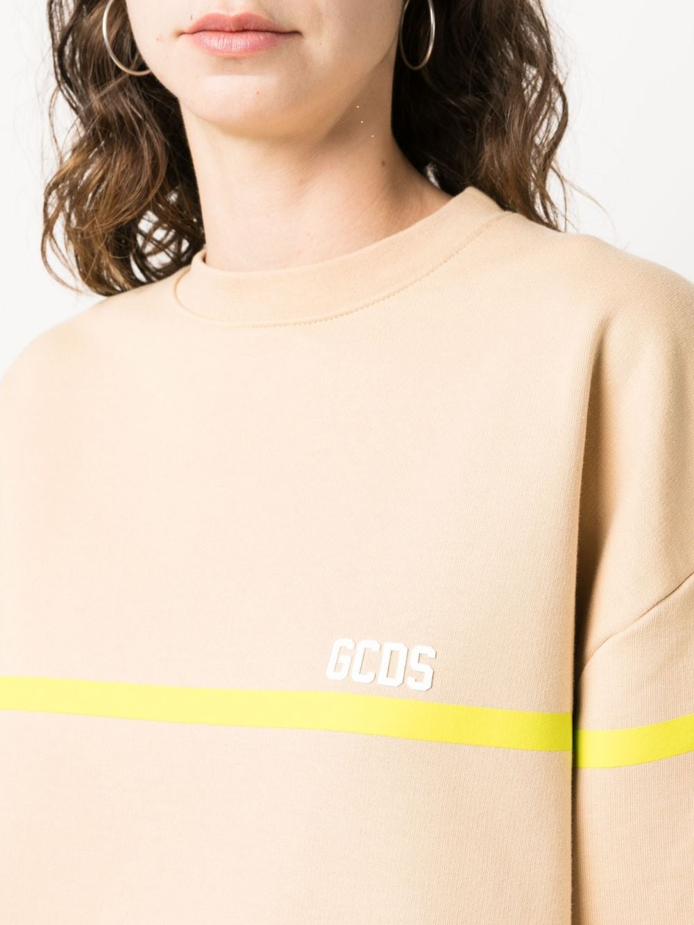 logo-print cotton sweatshirt - 5