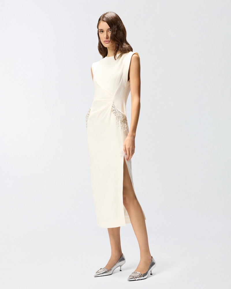 SLIM-FIT DRESS WITH BEJEWELLED EMBROIDERY 3