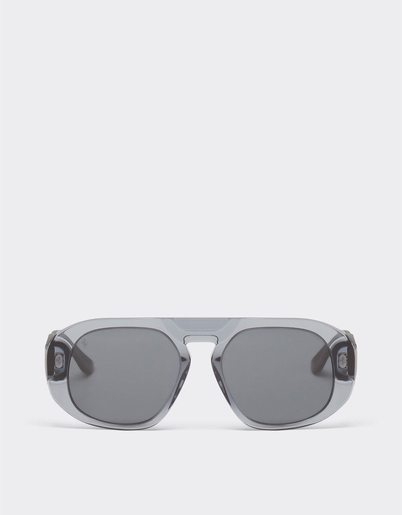 Ferrari sunglasses in ocean colour acetate with light blue lenses 1
