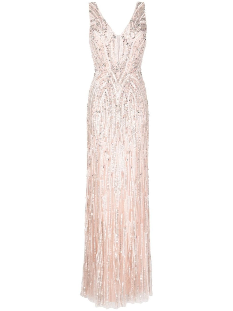 Raquel crystal-embellished gown - 1