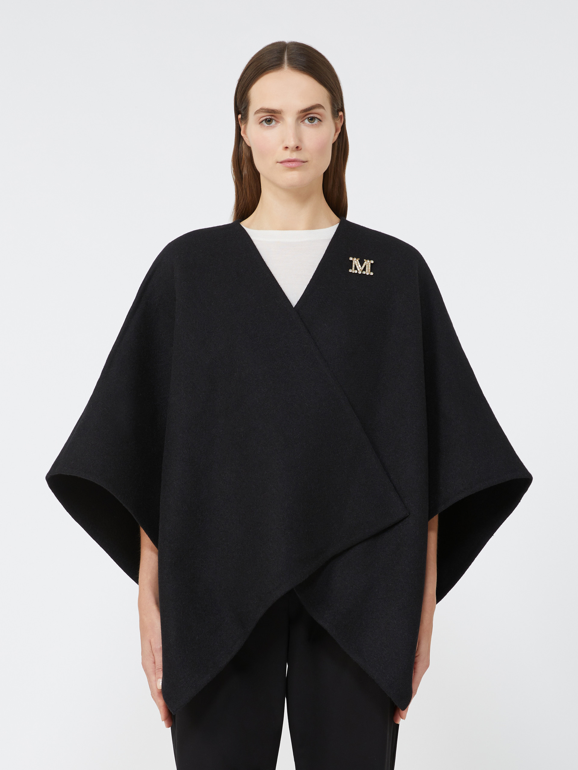 SERRA Wool and alpaca cape - 3