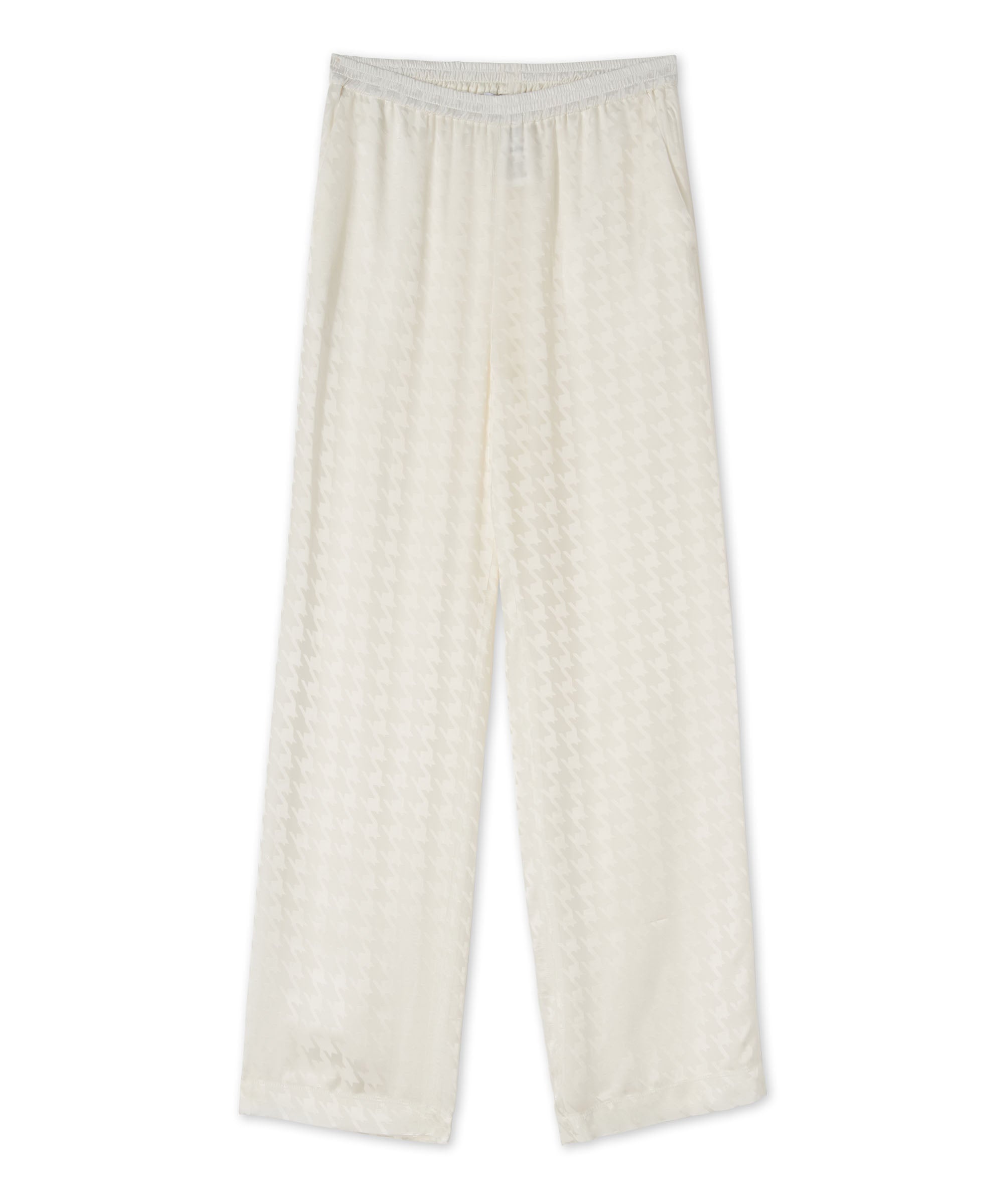 "Fluid Viscose Jacquard" fabric trousers - 1