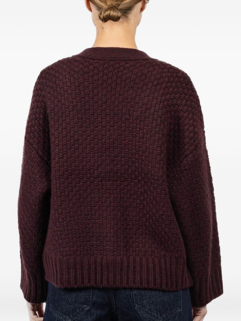 Tisch C buttoned V-neck cardigan 4
