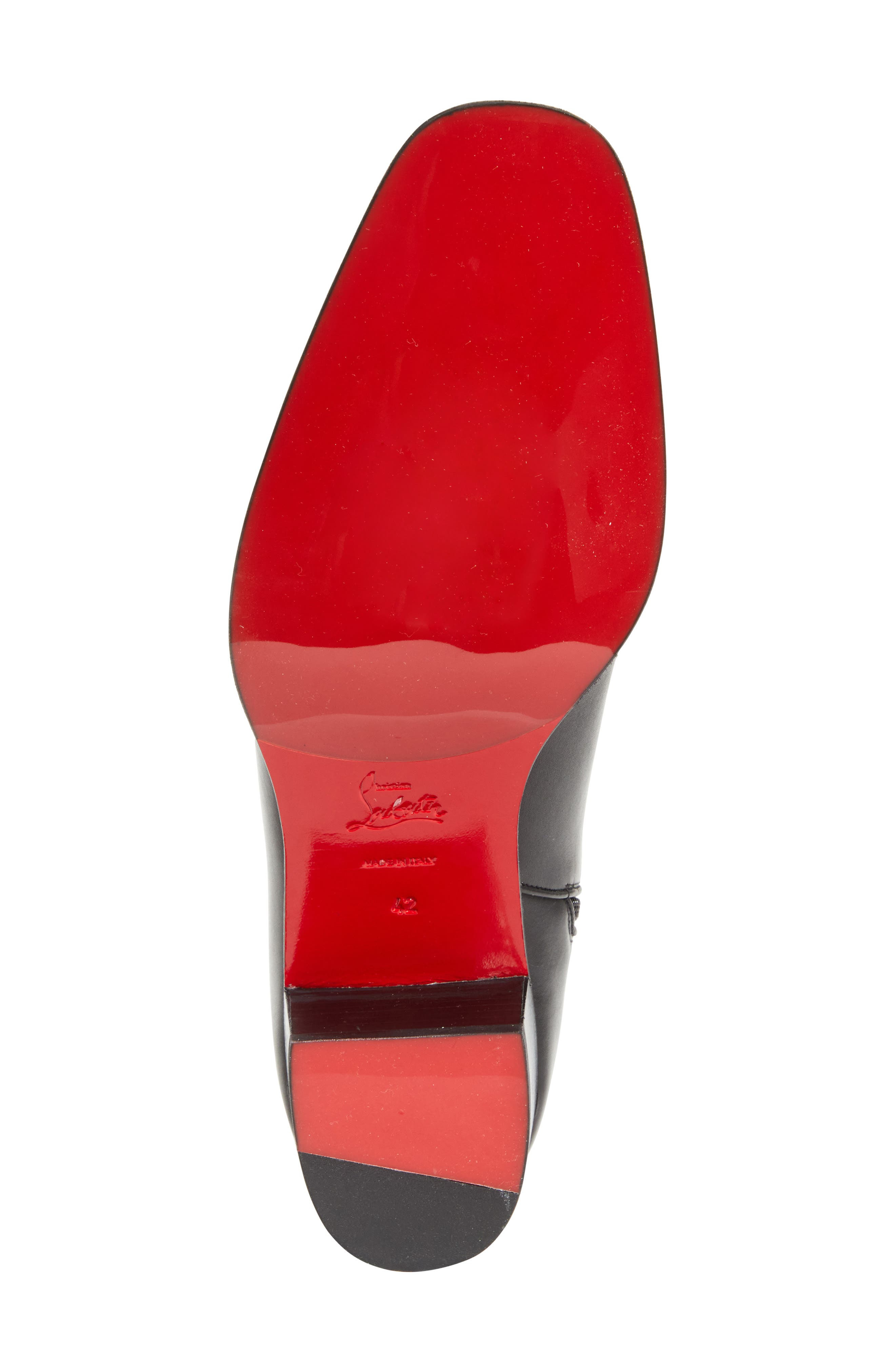 Christian Louboutin Ziggissimo Forever Plain Toe Boot in Black at Nordstrom - 6