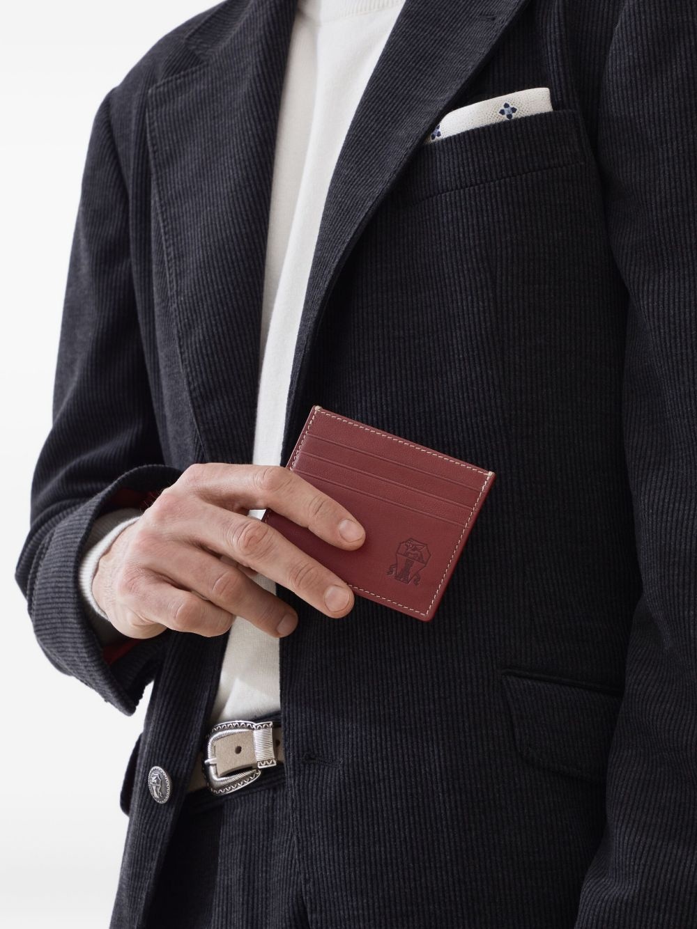 debossed-logo cardholder - 4