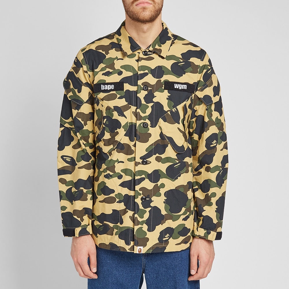 A Bathing Ape 1st Camo Tactical Military Shirt - 6