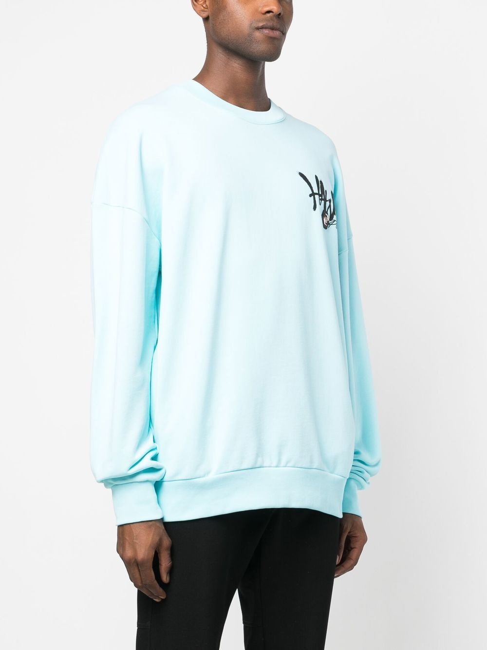 Hawaii-print detail sweatshirt - 4