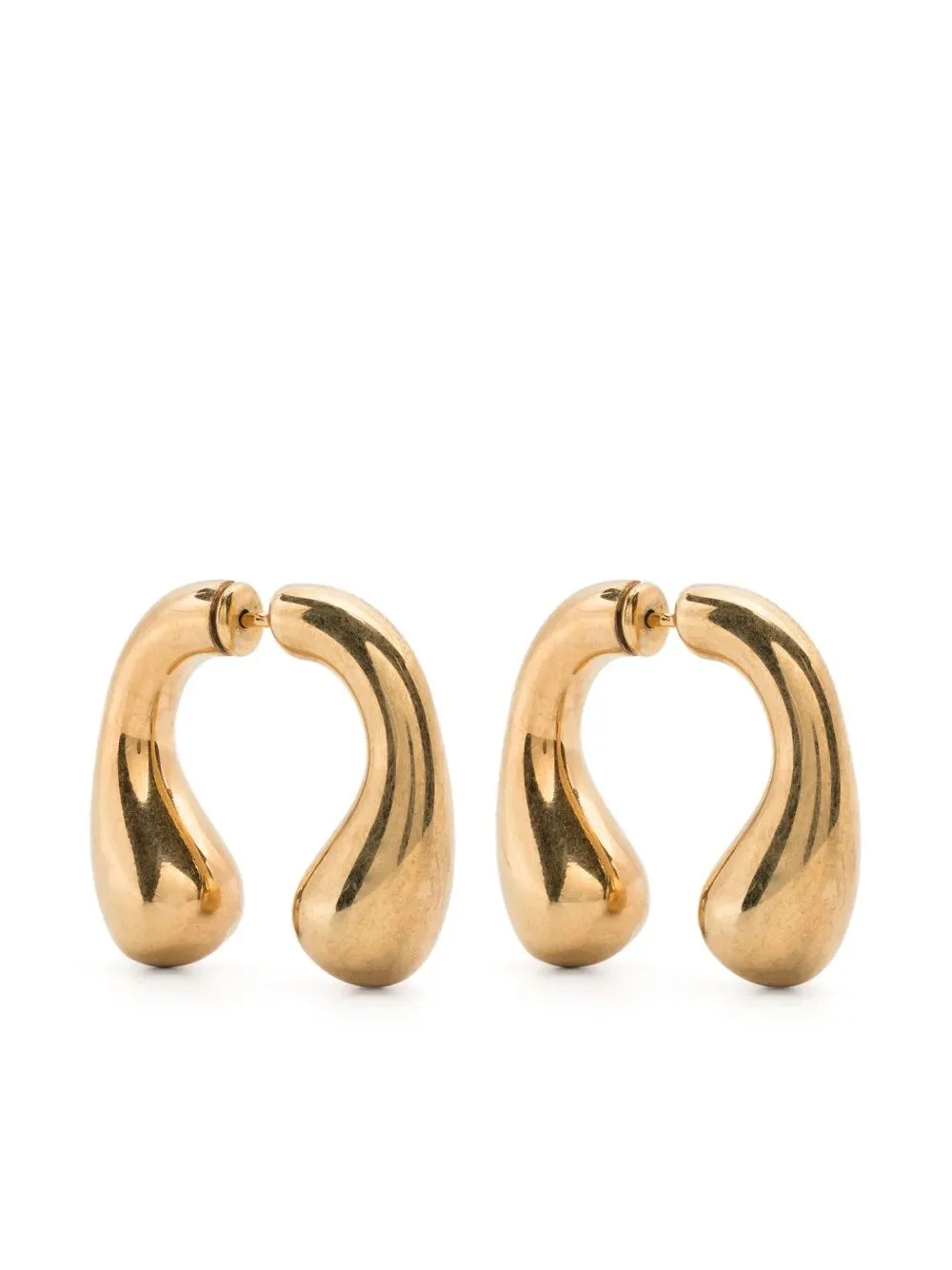 Earrings Metallic 'P Helix' - 1