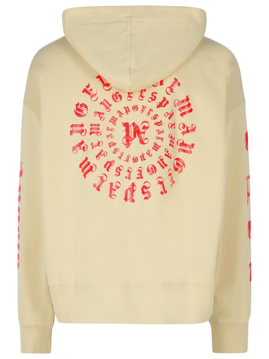 Palm Angels Beige Cotton Sweatshirt - 2