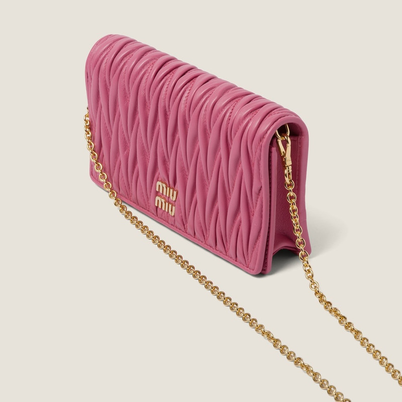 Miu Miu Matelassé nappa leather smartphone case outlook