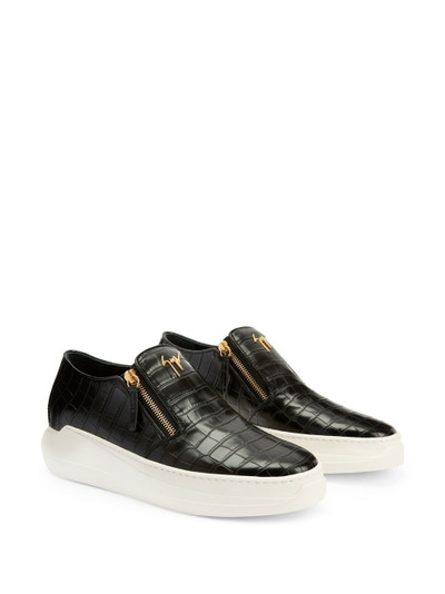 Giuseppe Zanotti Conley zip-detail low-top sneakers outlook