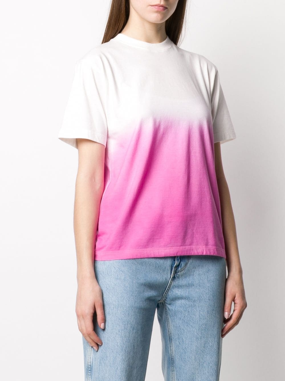 gradient effect short-sleeved T-shirt - 3