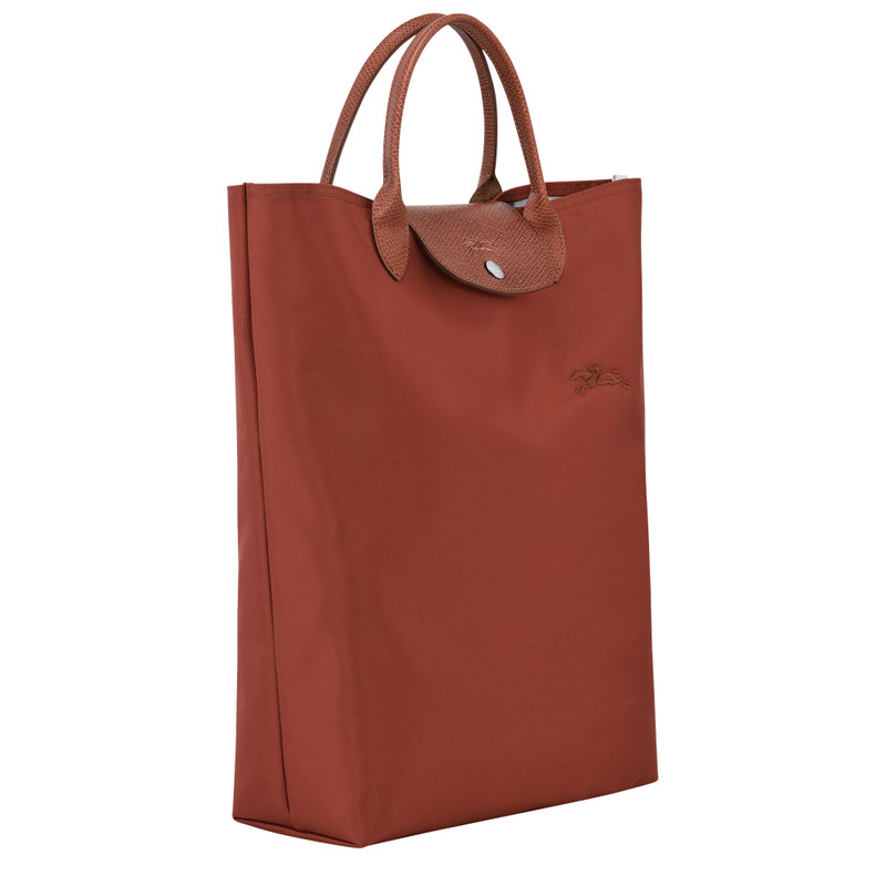 Le Pliage Green M Tote bag Chestnut - Canvas 3
