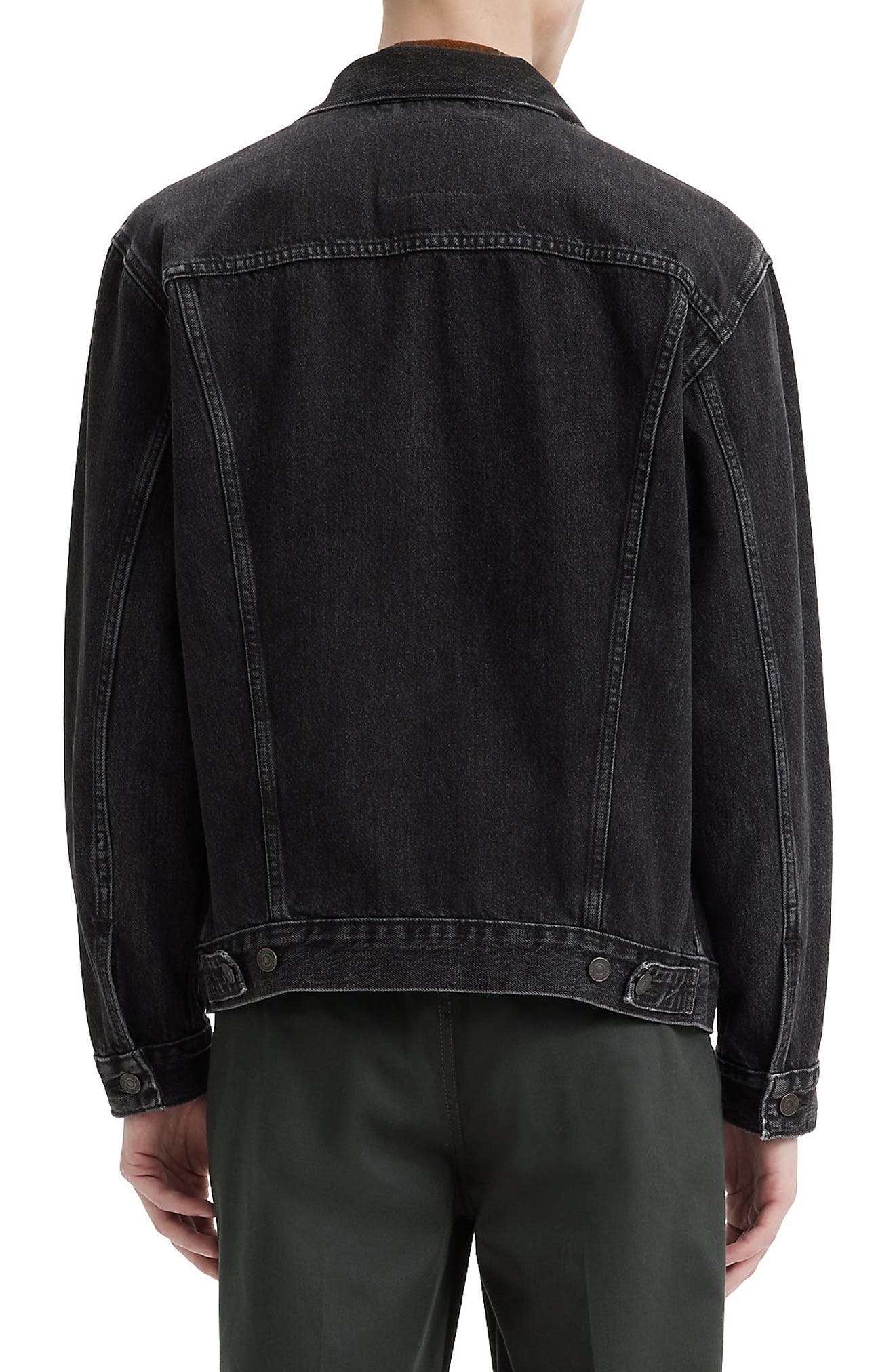 Relaxed Fit Denim Trucker Jacket - 2