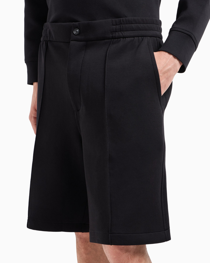 Double-jersey Bermuda shorts with ribs 5