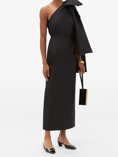 BERNADETTE Norma high-rise taffeta pencil skirt outlook