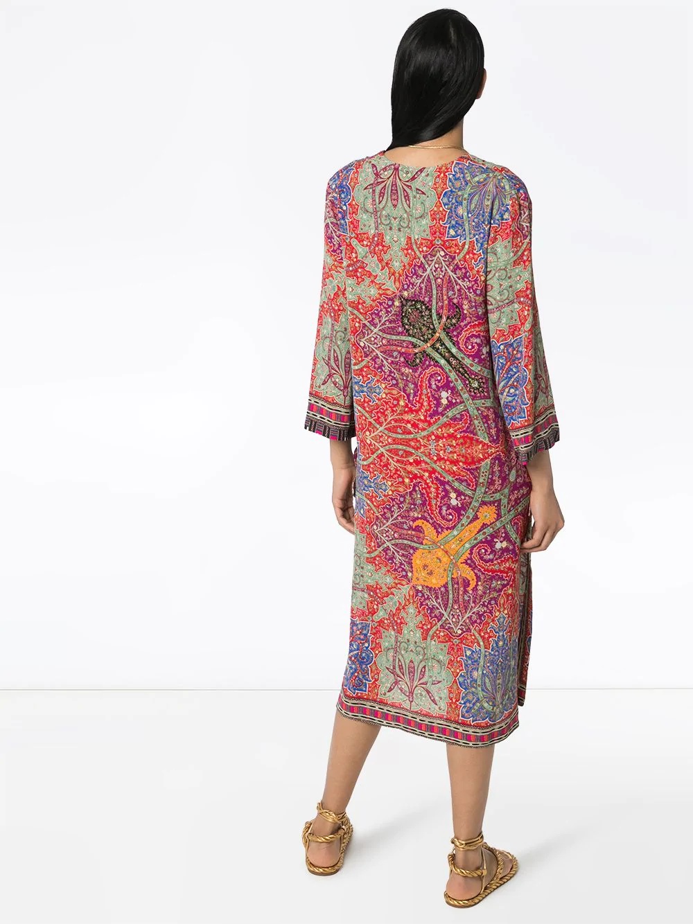 paisley-print tunic dress - 3