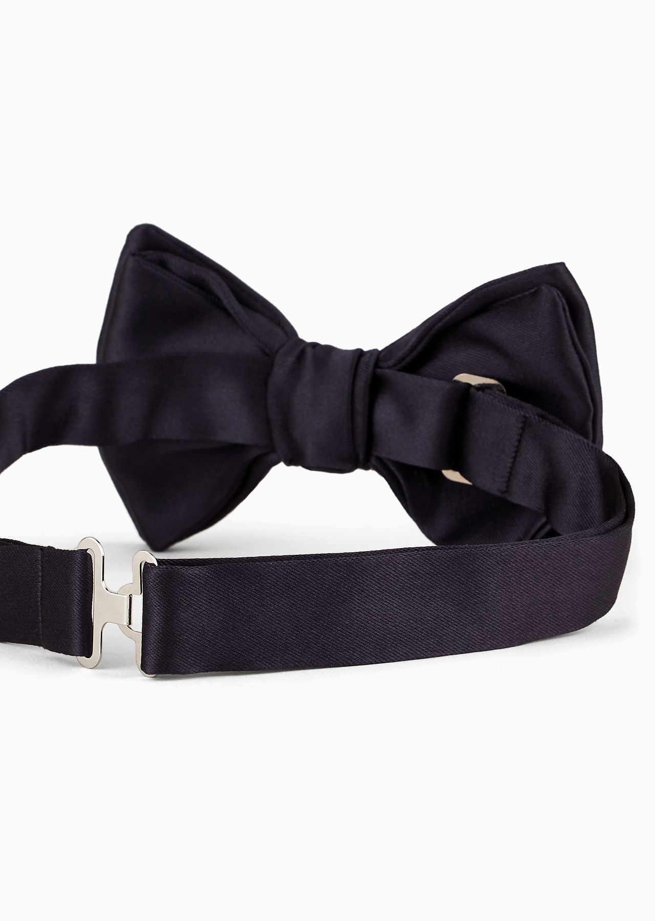 Pure silk knotted bow tie - 3