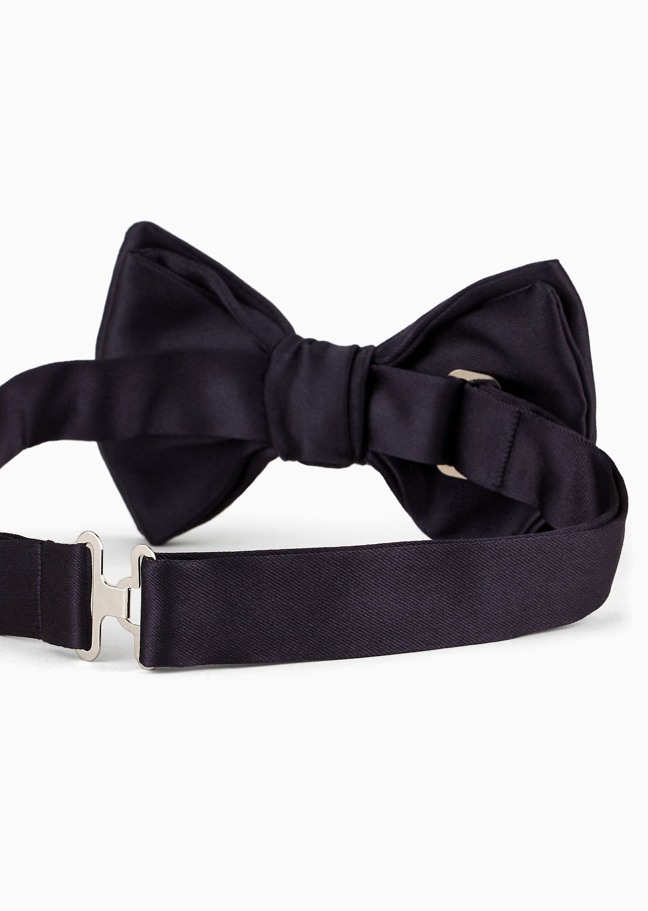 Pure silk knotted bow tie - 2