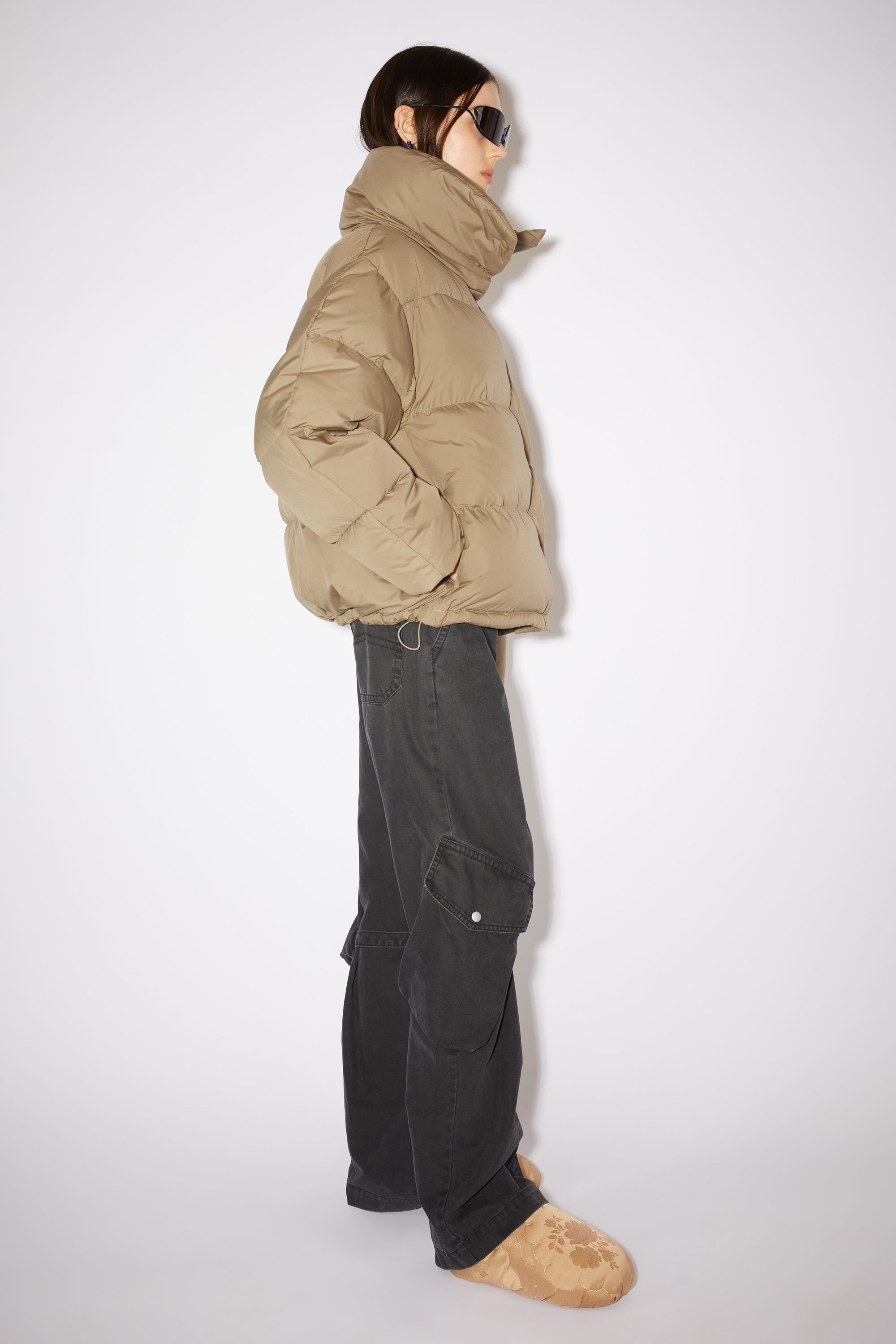 Down puffer jacket - Hunter green - 4