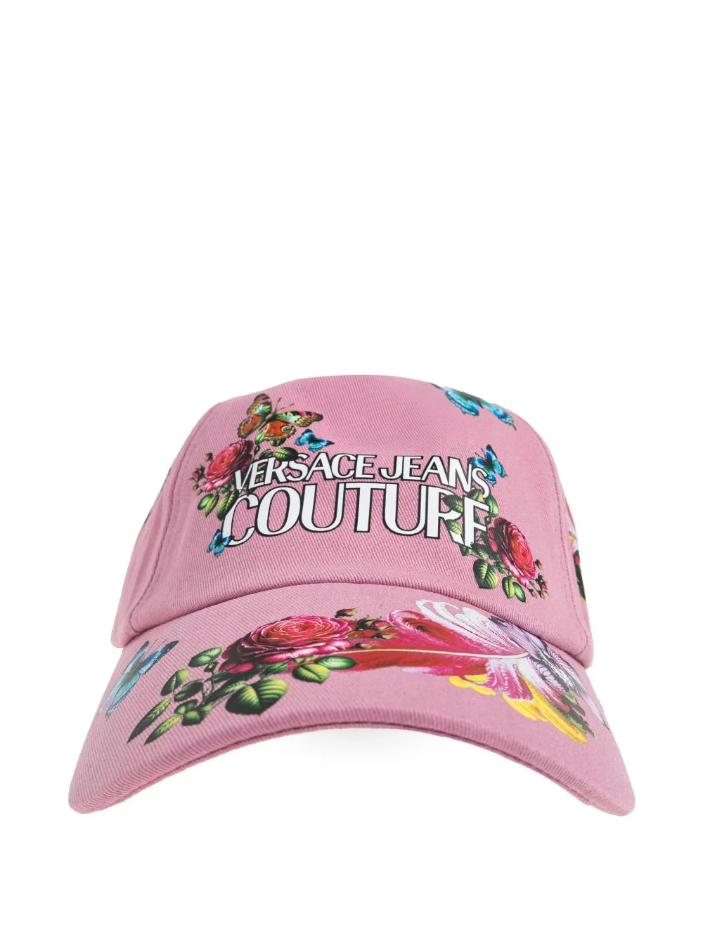 floral print cap - 1