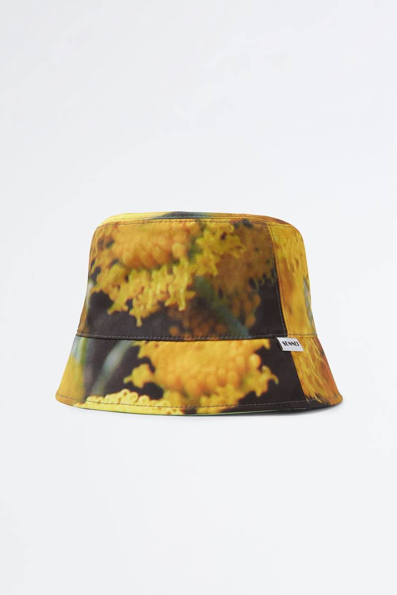 REVERSIBLE BUCKET HAT WITH FLOWER PRINT 1