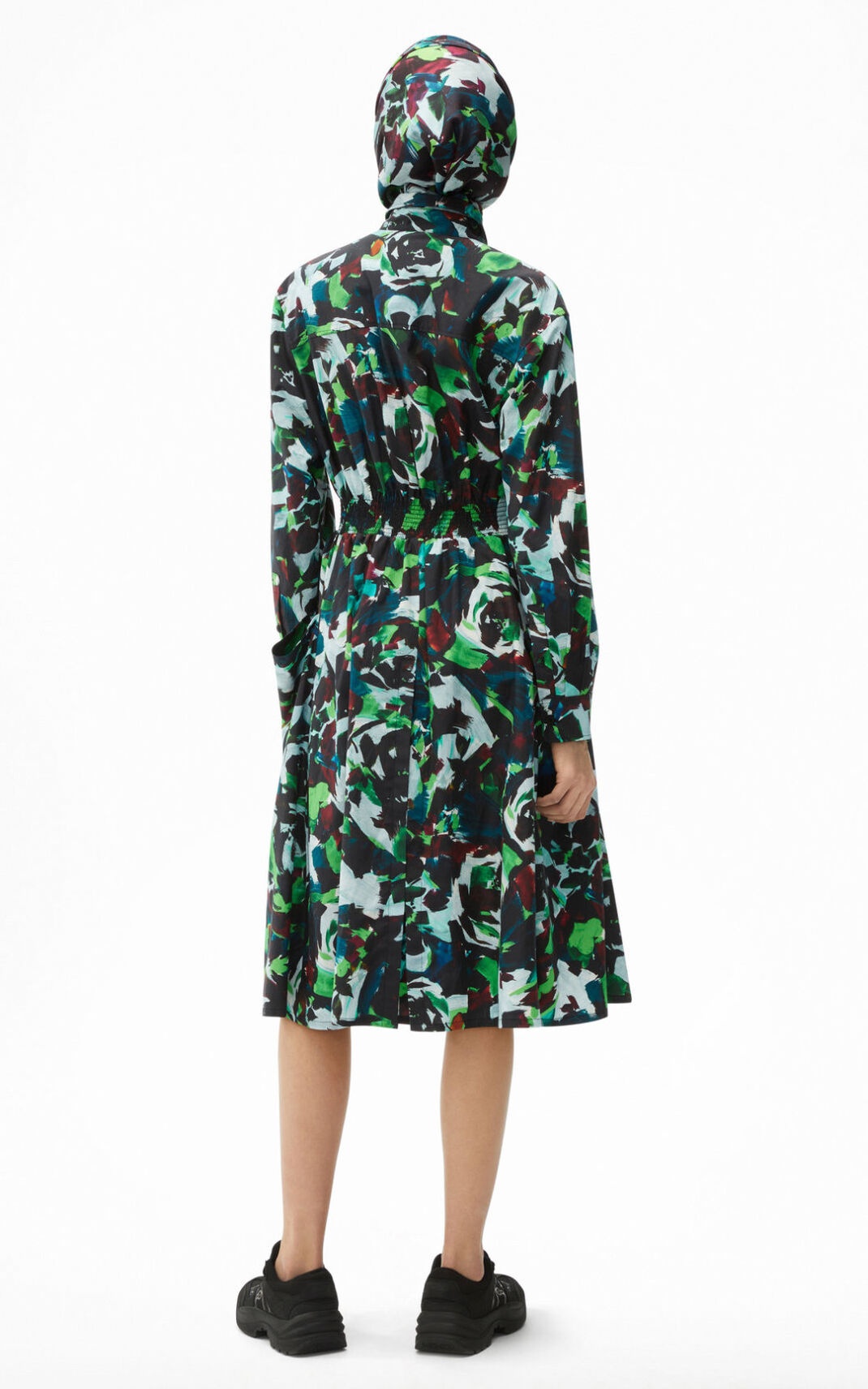 'Archive Floral' shirt dress - 3
