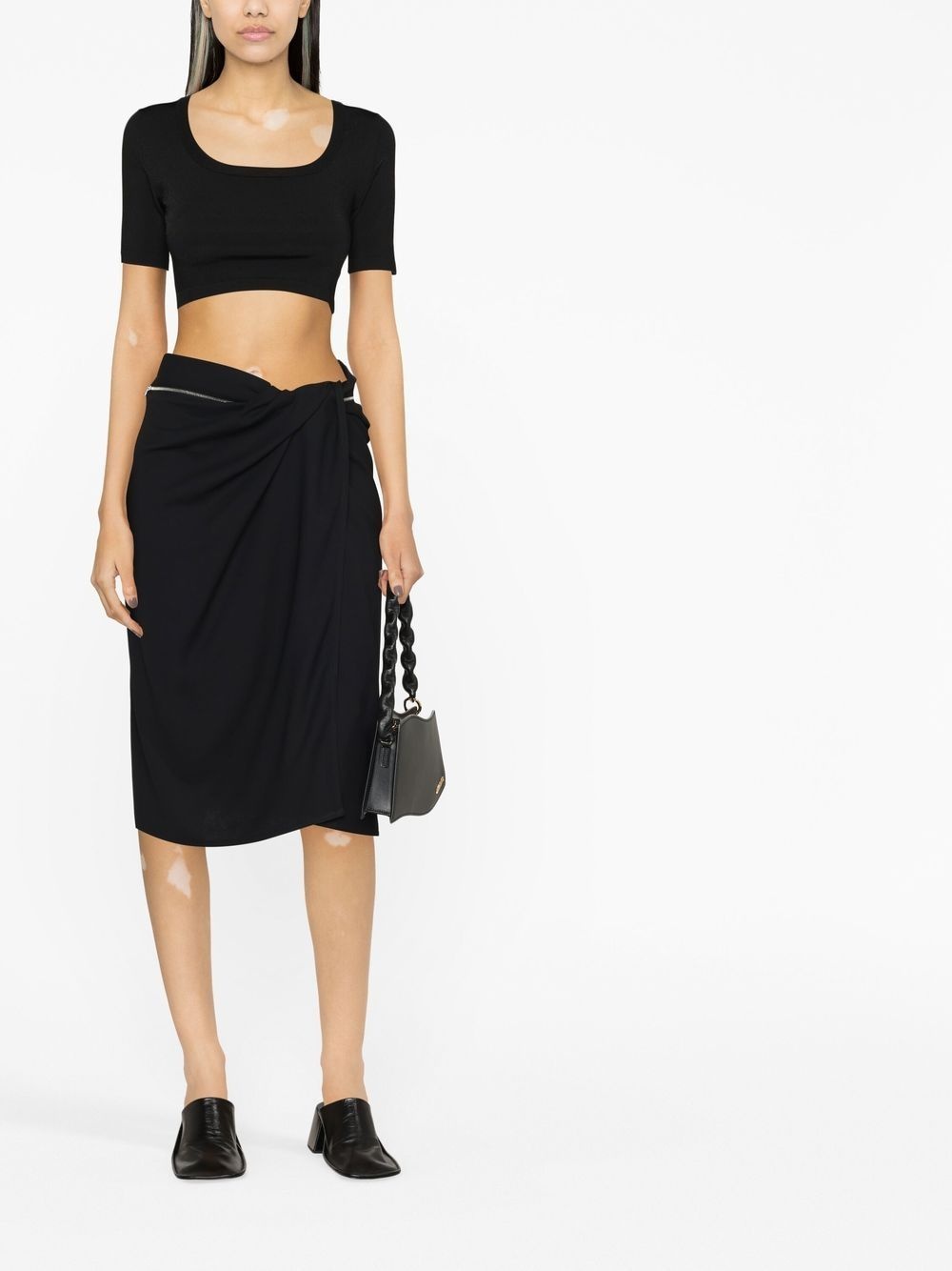 Bodri gathered midi skirt - 2