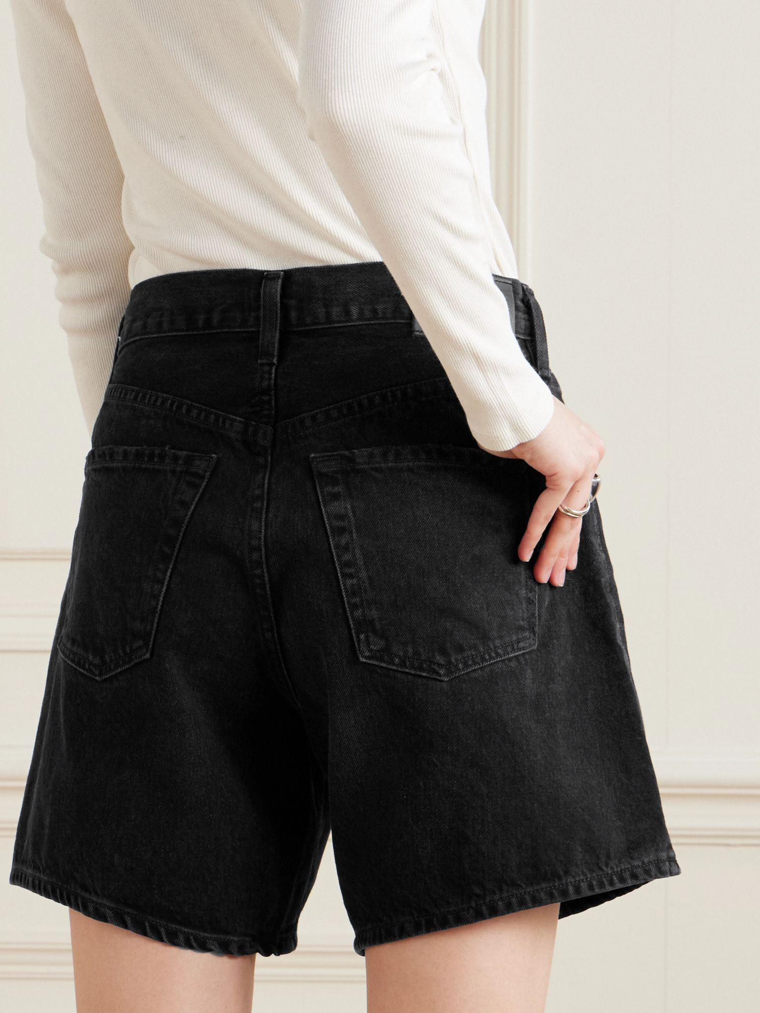 Brynn denim shorts Black - 3
