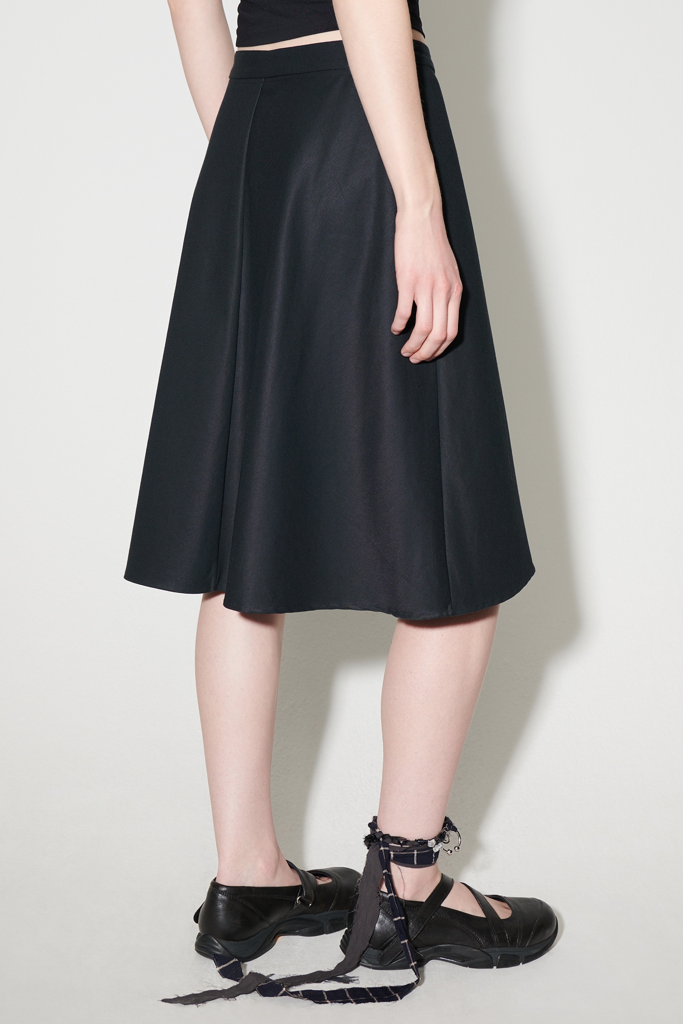 Curtain Skirt Deluxe Black Exquisite Wool - 4
