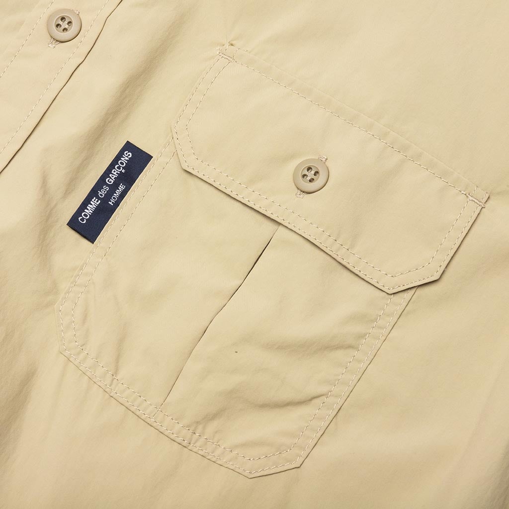 NYLON SHIRT - BEIGE - 5