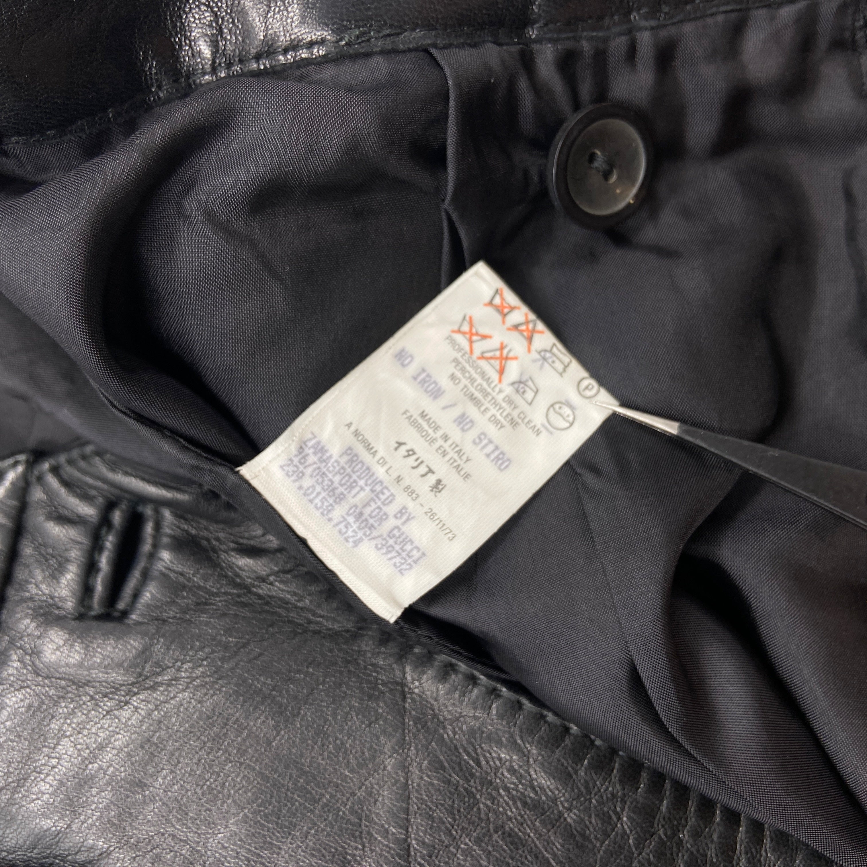 Gucci Fall 1996 Tom Ford Iconic Campaign Runway Leather Pants - 17